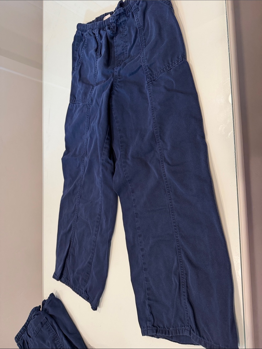 Lot of 3 GAP Girls Uniform Navy Wide-Leg Pull-On Kids Pants